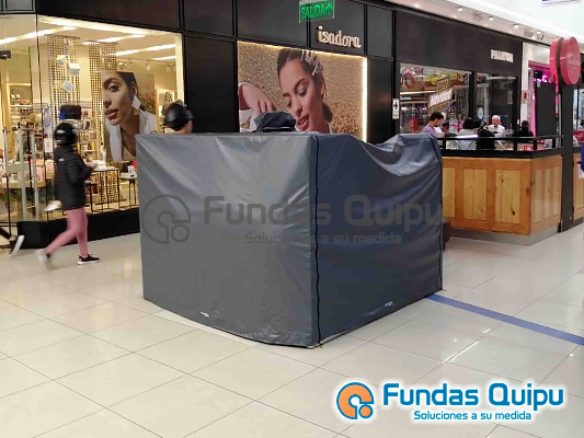 Funda para modulo isla de centro comercial - A medida - Peru - Fundas Quipu